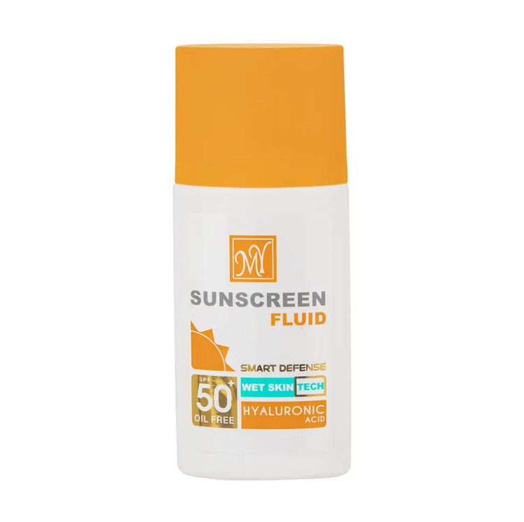 ضد آفتاب فلوئید بی رنگ مای مدل SPF50 Smart Defense حجم 50 میلی لیتر