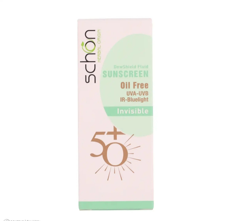 فلوئید ضد آفتاب بی رنگ شون مدل invisible با Spf50 حجم 50 میلی لیتر